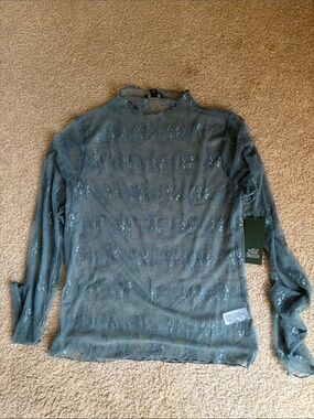 Sheer long sleeve women’s top
